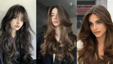 Long Curtain Bangs