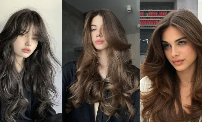 Long Curtain Bangs
