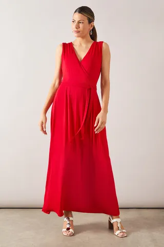 Dark Red Dress