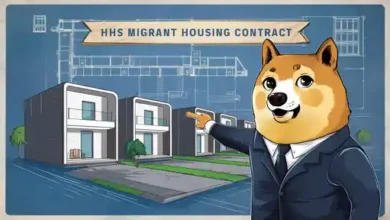 Doge HHS migrant housing contract