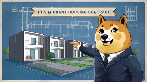 Doge HHS migrant housing contract