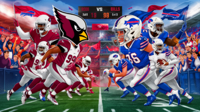 Arizona Cardinals vs Buffalo Bills Match Player Stats