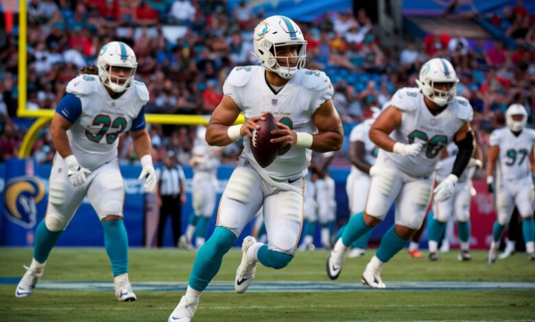 Miami Dolphins vs Los Angeles Rams Match Player Stats
