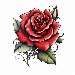 rose tattoo drawings