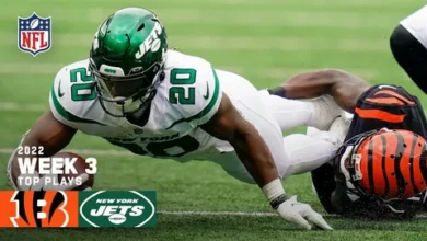 New York Jets vs Bengals match player stats