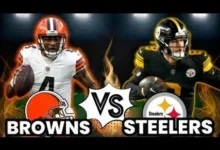 cleveland browns vs pittsburgh steelers match player stats