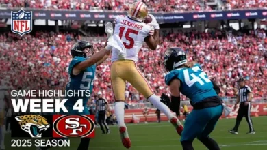 jacksonville jaguars vs 49ers match player stats