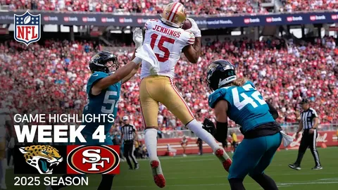 jacksonville jaguars vs 49ers match player stats