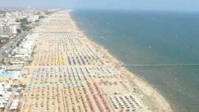 rimini beach video