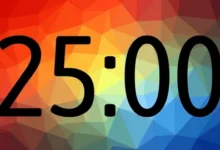 set the timer for 25 minutes