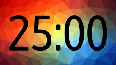 set the timer for 25 minutes