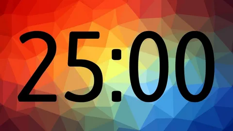 set the timer for 25 minutes